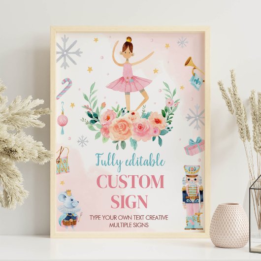 Poster Casse-Noisette Ballet Anniversaire fête Symbole pe