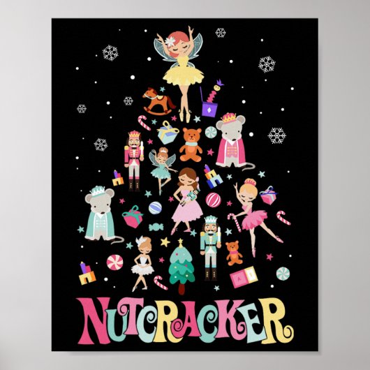 Poster Casse-Noisette de Noël Squad Danse Ballet Correspo (Devant)
