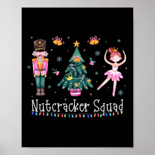 Poster Casse-Noisette de Noël Squad Danse Ballet Femmes E
