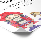 Poster Casse-noix - chasse à la suce baby shower de chass (Coin)