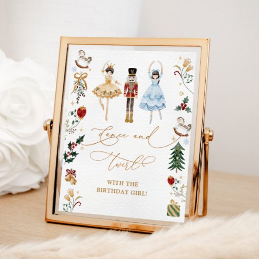 Poster Casse-noix danse et tournoi avec la fille d'annive