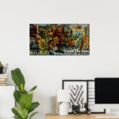 Poster Casser la porte (Bureau à domicile)