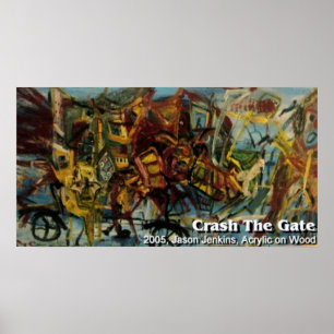 Poster Casser la porte