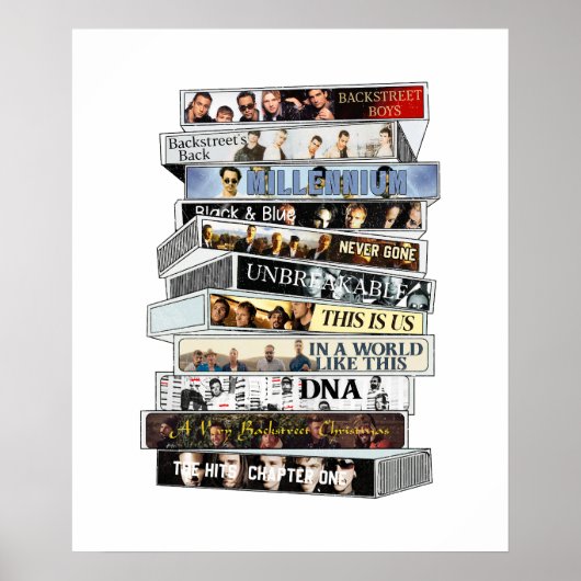 Poster Cassette des Backstreet Boys (Devant)