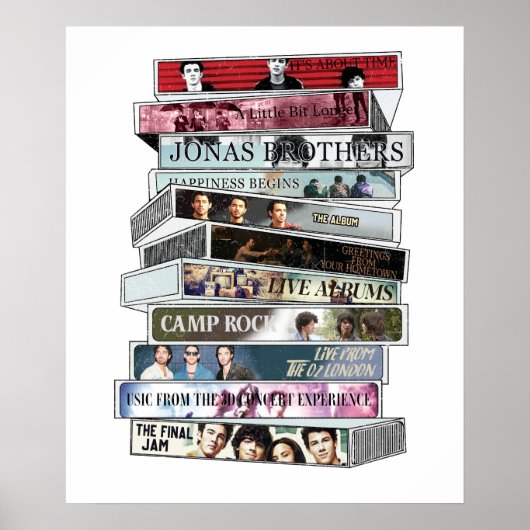 Poster Cassette Tapes Jonas Brother (Devant)
