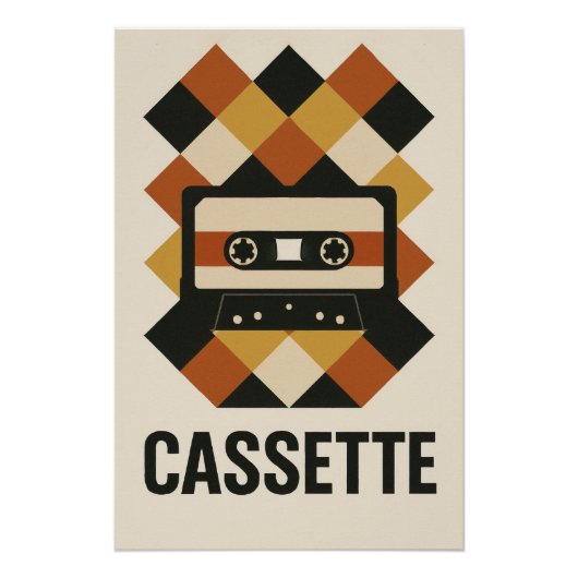 Poster CASSETTE – Une explosion graphique de nostalgie (Devant)