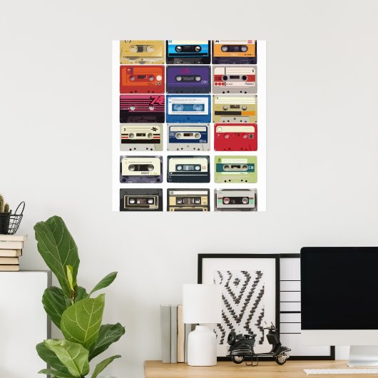 Poster Cassettes (Bureau à domicile)