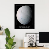 Poster CassiniMission-Enceladusstripes_ca (Bureau à domicile)
