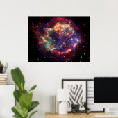 Poster Cassiopée Une supernova (Bureau à domicile)