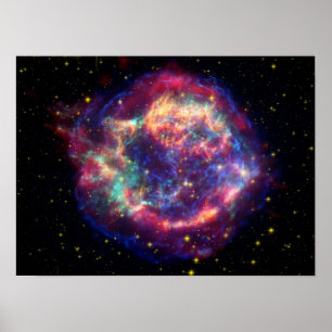 Poster Cassiopeia A de reste de supernova