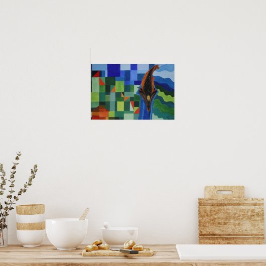 Poster Cassowary attaqué (Cuisine)