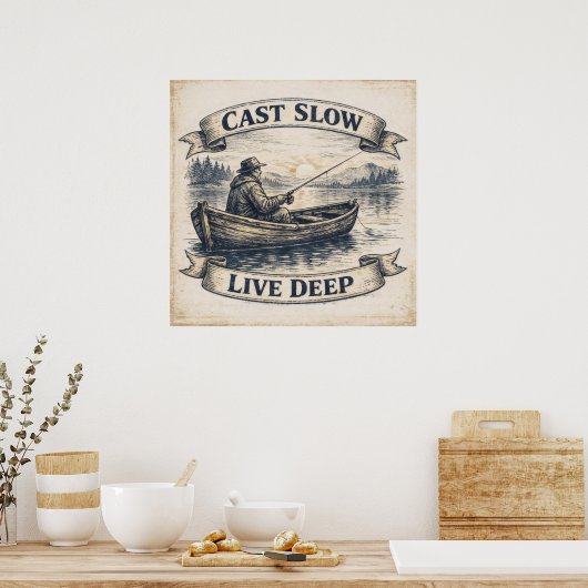Poster Cast Slow, Live Deep (Cuisine)