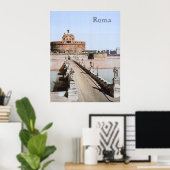 Poster Castel Sant'Angelo, Rome (vers 1900) (Bureau à domicile)