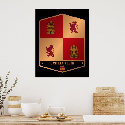 Poster Castilla y León (Cuisine)