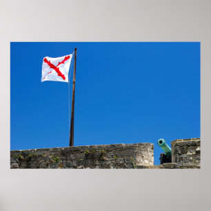 Poster Castillo de San Marcos, Monument National, Floride