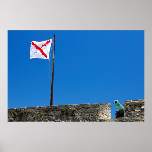 Poster Castillo de San Marcos, Monument National, Floride (Devant)