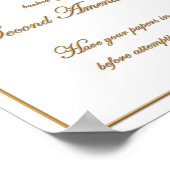 Poster Castle Doctrine Notice (Coin)