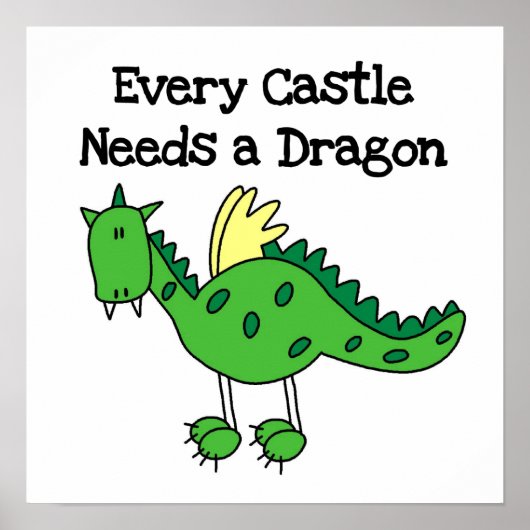 Poster Castle Dragon (Devant)