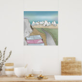 Poster Castle hill bouldering Nouvelle-Zélande (Cuisine)