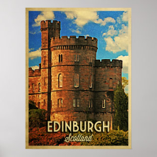 Poster Castle Rock Edimbourg