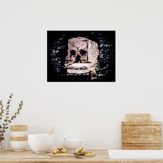 Poster Castle Skull (Cuisine)