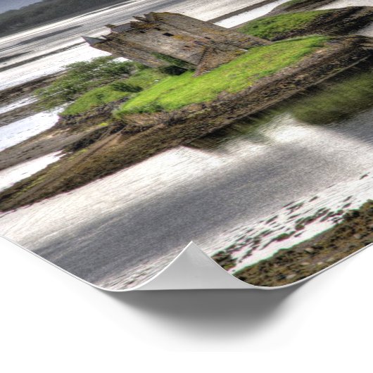 Poster Castle Stalker Appin Argyll Écosse (Coin)