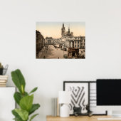 Poster Castle Street, Aberdeen, Scotland Archival Print (Bureau à domicile)