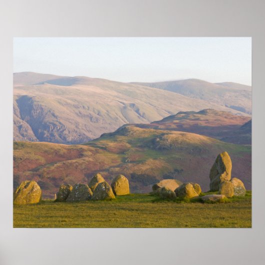 Poster Castlerigg Stone Circle, Lake District, Cumbria, 2 (Devant)