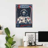 Poster Castronaute (Bureau à domicile)