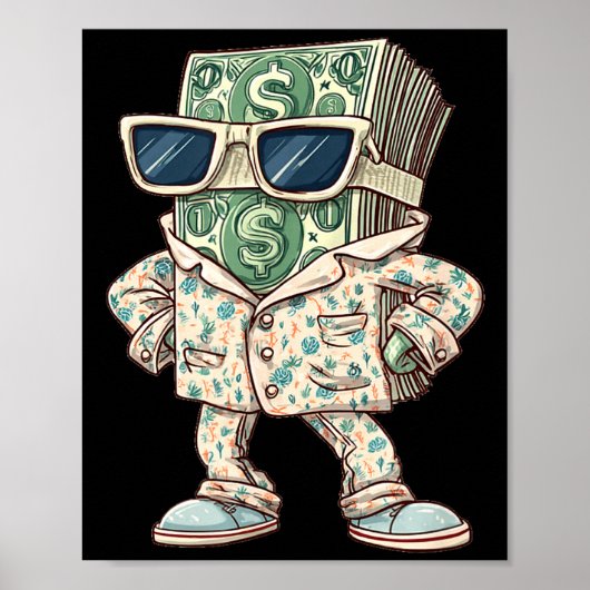 Poster Casual Money Sleepwear Costume For Cash Lovers (Devant)