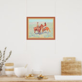 Poster "Casuals on the Range" par Frederic Remington (Cuisine)