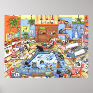 Poster Cat 635 Cat Spa