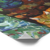 Poster Cat And Bouquet Suzanne Valadon (Coin)