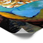 Poster Cat and Flowers in Vase, Suzanne Valadon (Coin)