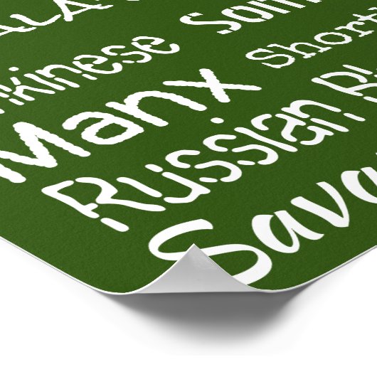 Poster Cat Breeds (Coin)