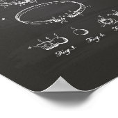 Poster Cat Collar 1952 Patent Art Chalkboard (Coin)