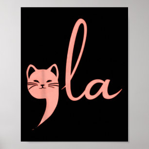Poster Cat Comma La Kamala Harris Pour Président 2024 Ele