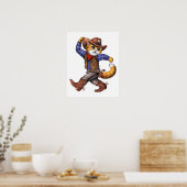 Poster Cat Cowboy (Cuisine)