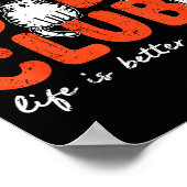 Poster Cat Dad Club Life Is Better With Cats Father's Day (Coin)