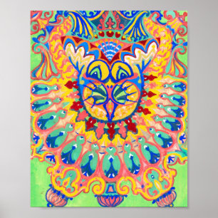 Poster Cat de Louis Wain