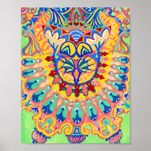 Poster Cat de Louis Wain (Devant)