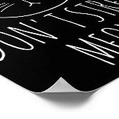 Poster Cat Design Funny Pun Don't Stress Meowt Funny Sayi (Coin)