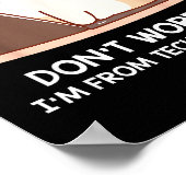 Poster Cat Don't Worry I'm From Tech Suprt For Men Women (Coin)