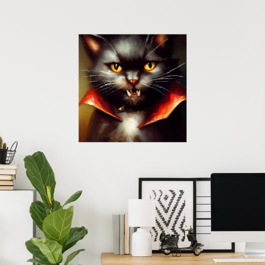 Poster Cat Dracula (Bureau à domicile)