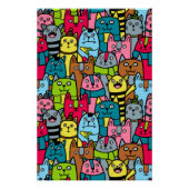 Poster Cat et kitten (Devant)