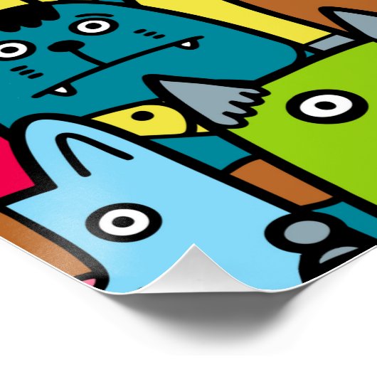 Poster Cat et kitten (Coin)