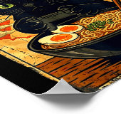 Poster Cat Gamer Men Anime Kawaii Funny Gaming Headset Ca (Coin)