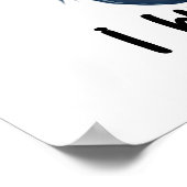 Poster Cat Grumpy Attitute Drôle Animal Citation (Coin)