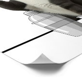 Poster Cat holding a Martini Relaxing  (Coin)