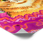 Poster Cat in a Decorative Pattern, Louis Wain (Coin)